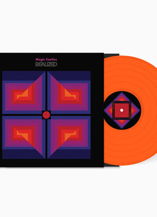 the album cover for Magic Castles - Realized [Indie Exclusive Neon Orange]