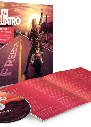 the album cover for Suzi Quatro - Freedom