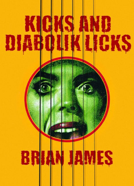 the album cover for Brian James - Kicksa & Diabolik Licks