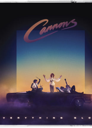 the album cover for Cannons - Everything Glows