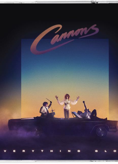 the album cover for Cannons - Everything Glows