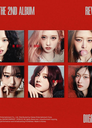 the album cover for IVE - [DIGIPACK] IVE THE 2ND ALBUM REVIVE+