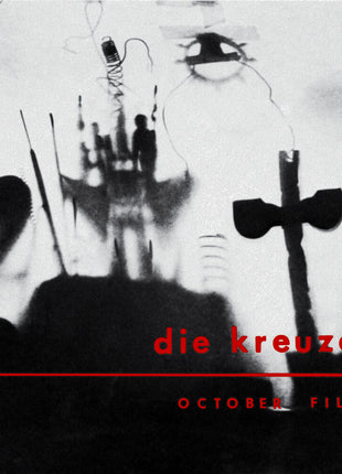 the album cover for Die Kreuzen - October File - Blue (Blk) (Blue) [Colored Vinyl] [Clear Vinyl]
