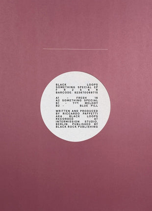 the album cover for Black Loops - Something Special (Bonus Track)