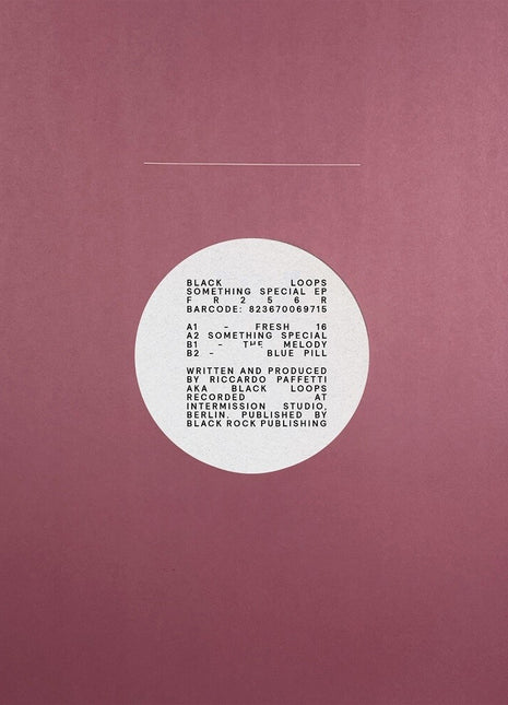 the album cover for Black Loops - Something Special (Bonus Track)