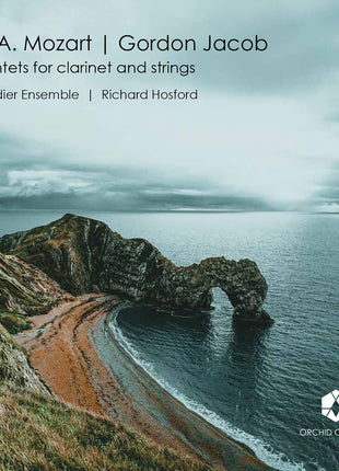 the album cover for Richard Hosford  / Gaudier - Quintets For Clarinet & Strings