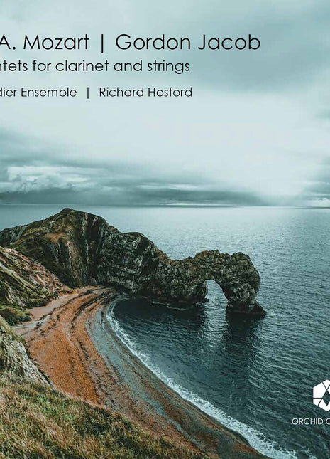 the album cover for Richard Hosford  / Gaudier - Quintets For Clarinet & Strings