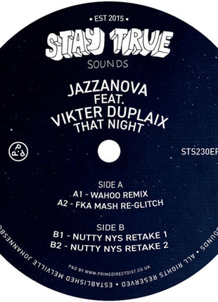 the album cover for Jazzanova - That Night (2026 Remixes)