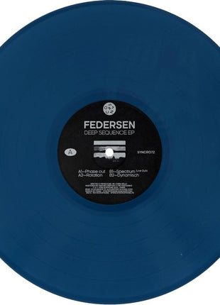 the album cover for Federsen - Deep Sequence (Blue) [Colored Vinyl] (Ep)