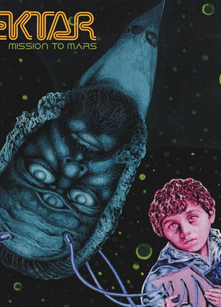the album cover for Nektar - Mission To Mars [Indie Exclusive Aqua]