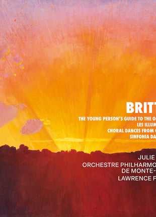 the album cover for Julie Roset - Britten