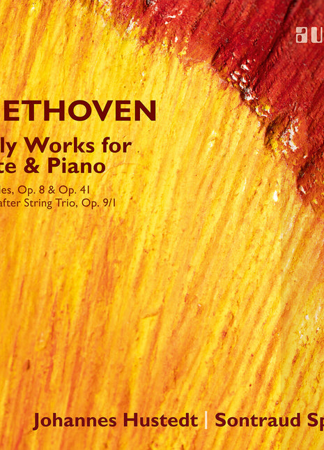 the album cover for Johannes Hustedt - Ludwig Van Beethoven: Early Works For Flute & Pno