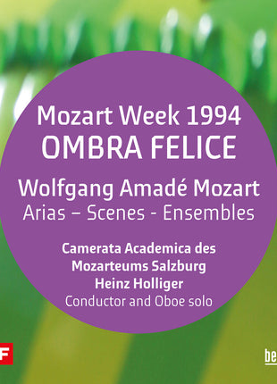 the album cover for Camerata Salzburg - Mozart Week 1994
