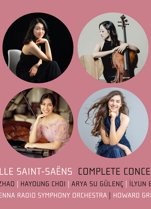 the album cover for Orf Radio-Symphonieorchester Wien - Saint-Saens: Complete Cons Vol. 3