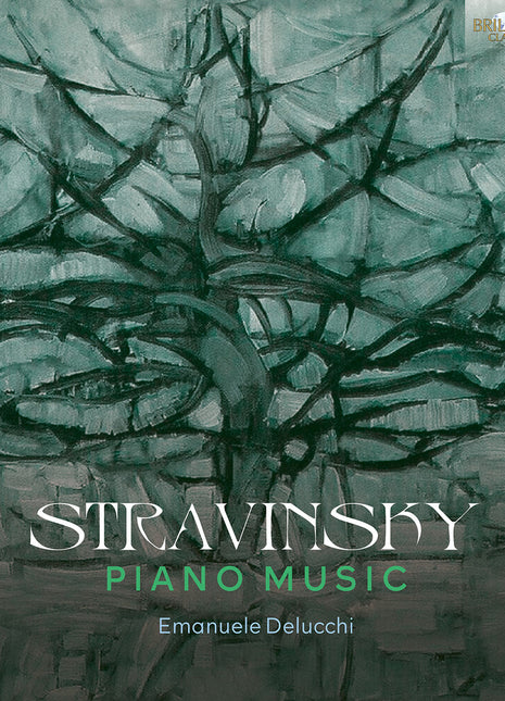 the album cover for Emanuele Delucchi - Stravinsky: Pno Music