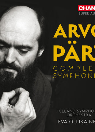 the album cover for Iceland Symphony Orchestra - Arvo Part: Complete Symphonies