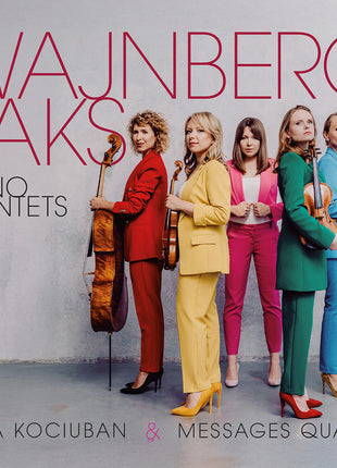 the album cover for Julia Kociuban - Weinberg & Laks: Pno Quintets