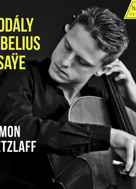 the album cover for Simon Tetzlaff - Zoltan Kodaly Jean Sibelius & Eugene Ysaye: Works