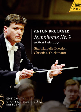 the album cover for Staatskapelle Dresden - Anton Bruckner: Symphony No. 9 In D Minor Wab 109