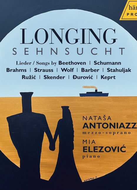 the album cover for Natasa Antoniazzo - Sehnsucht (Longing)