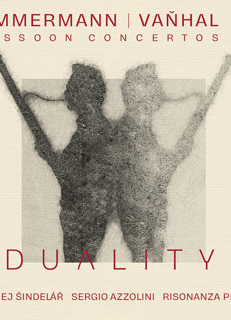 the album cover for Ondrej Sindelar - Duality - Zimmermann & Vanhal: Bassoon Cons