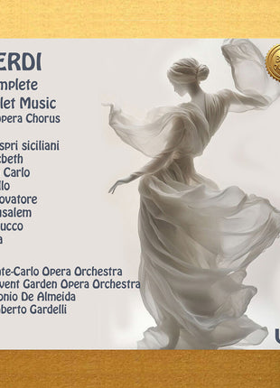 the album cover for Antonio Almeida  De - Verdi: Complete Ballet Music & Opera Chorus