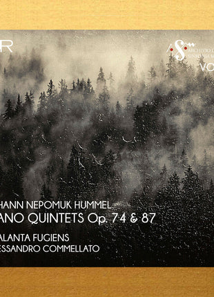 the album cover for Atalanta Fugiens - Hummel: Pno Quintets Op. 74 & 87