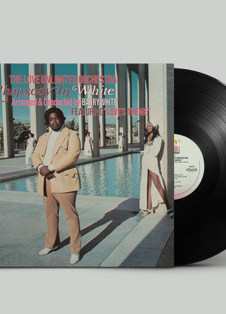 the album cover for Barry White  / Love Unlimited - Rhapsody In White [Limited Edition]