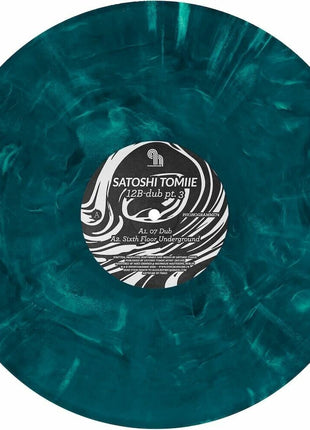 the album cover for Satoshi Tomiie - 12b-Dub Part 3 [Colored Vinyl] (Ep) (Teal)