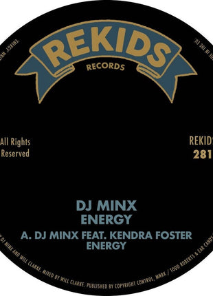 the album cover for DJ Minx - Energy