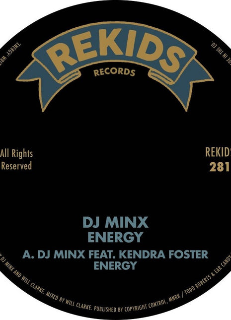 the album cover for DJ Minx - Energy
