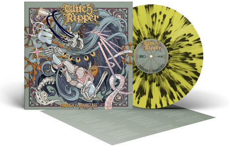 the album cover for Witch Ripper - Through The Hourglass [Yellow/Black]