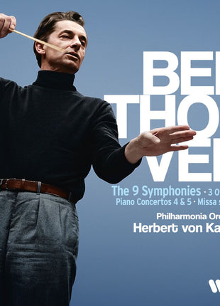 the album cover for Von Herbert Karajan  / Philharmonia Orchestra - Beethoven: 9 Symphonies