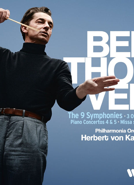 the album cover for Von Herbert Karajan  / Philharmonia Orchestra - Beethoven: 9 Symphonies