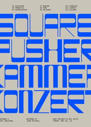 the album cover for Squarepusher - Kammerkonzert