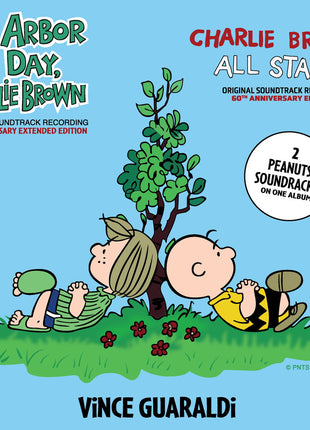 the album cover for Vince Guaraldi - It's Arbor Day, Charlie Brown / Charlie Brown's All Stars! (OST Recordings) (50th Extended And 60th Anniversary Ed)