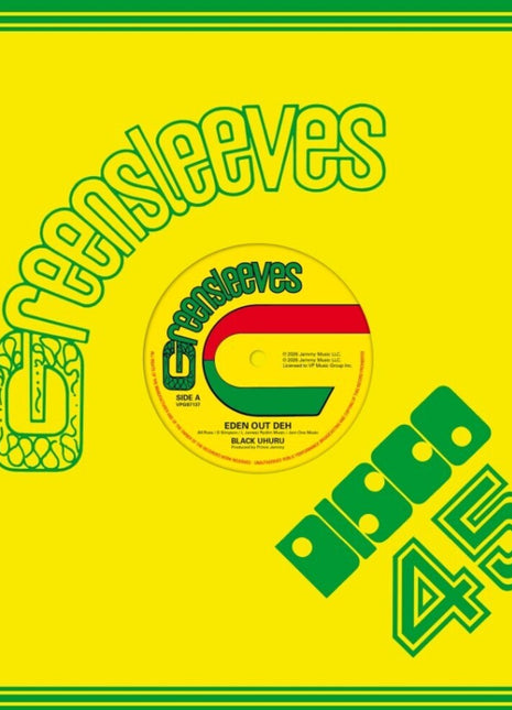 the album cover for Black Uhuru - Eden Out Deh