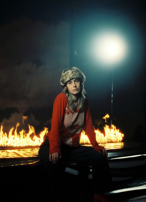 the album cover for Melanie Baker - Somebody Help Me, I'm Being Spontaneous