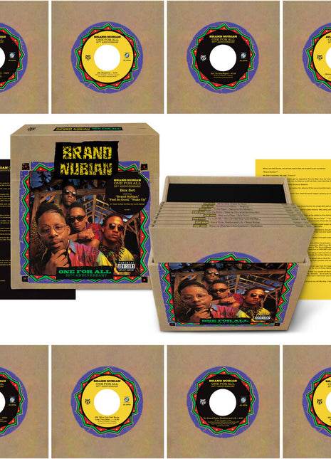 the album cover for Brand Nubian - One For All (35th Anniversary) (Box) (Aniv) [Remastered]