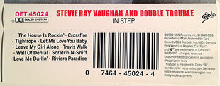 Stevie Ray Vaughan And Double Trouble* : In Step (Cass, Album, Dol)
