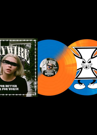 the album cover for Haywire - For Better Or For Worse - Blue/Orange (Blue) [Limited Edition]