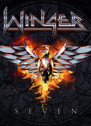 the album cover for Winger - Seven [Orange Marble]