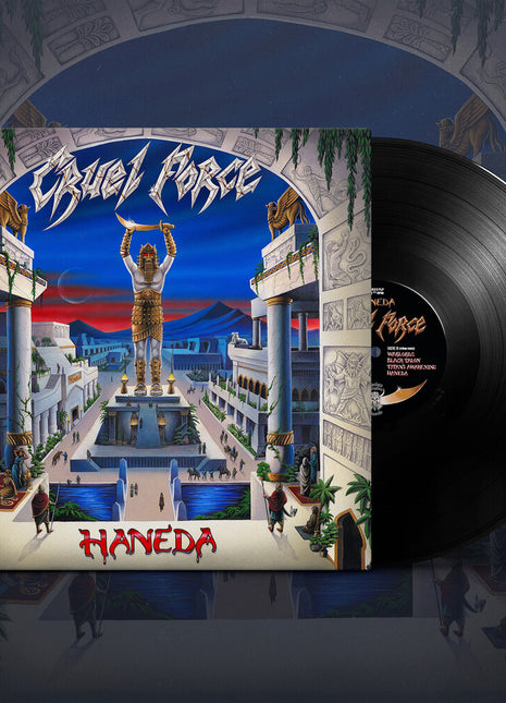 the album cover for Cruel Force - Haneda