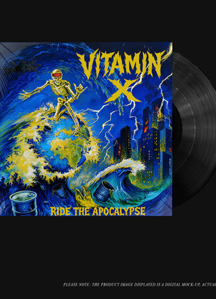 the album cover for Vitamin X - Ride The Apocalypse