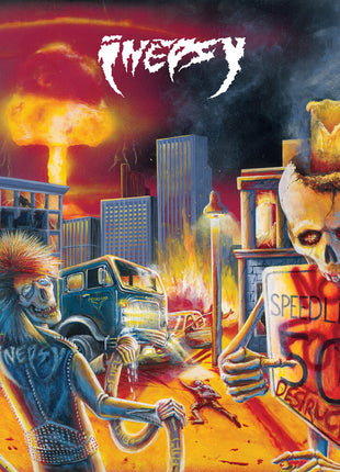 the album cover for Inepsy - No Speed Limit for Destruction