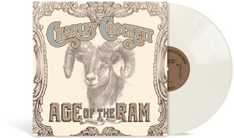 the album cover for Charley Crockett - Age Of The Ram [Mesa White LP with Alternate Cover]
