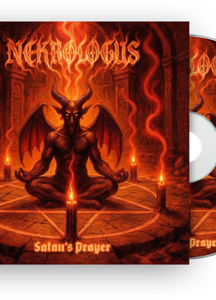 the album cover for Nekrologus - Satan's Prayer
