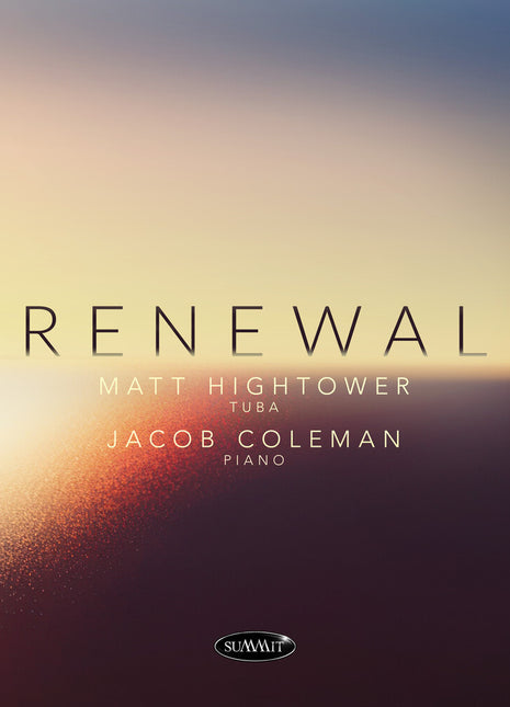 the album cover for Matt Hightower  / Coleman,Jacob - Renewal