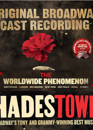 the album cover for Anaïs Mitchell - Hadestown - O.B.C.R. (Blk) (Crem) [Clear Vinyl] (Gate)