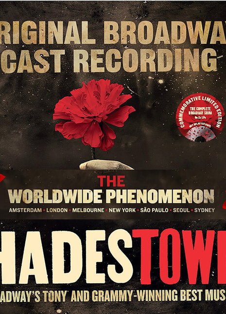 the album cover for Anaïs Mitchell - Hadestown - O.B.C.R. (Blk) (Crem) [Clear Vinyl] (Gate)